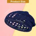 Boyiee Knit Kufi Hats Crochet Beanie Skull Caps Solid Colors Knit Cap Stretchy Knitted Crochet Hat for Men Women Teens