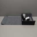 Mlikero Card Deck Case for Trading Cards 1800+, Trading Card Storage Box with 10 Dividers and 3 Foam Stoppers, Leather Magnetic Closure Commander Deck Box Fit for YuGiOh, MTG and Sport Cards (3 Rows-Black)