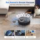 ECOVACS DEEBOT N30 PRO OMNI Robot Vacuum and Mop, 10000Pa Suction, TruEdge Adaptive Edge Mopping, ZeroTangle 2.0 Technology,140 Hot Water Mop Washing, Hot Air-Drying, Self-Emptying, Auto-lift Mopping