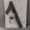 DEWEL 8 inch Floating Large House Numbers for Outside, Black Modern House Address Numbers Decor for 911 Visibility Signage with Nail Kits (House Number 1)