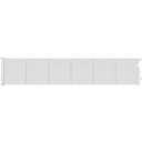 Reinforced 150 Extra Wide Pet Gate with Door 33 Inch Tall Retractable Dog Gates for Doorways Extra Wide Baby Gates for Large Openings with Reinforced Strips 12.5ft Large Dog Gate with Cat Door, White