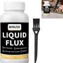 Liquid Solder Flux(200 ml/8 Oz.) | Water-Based No-Clean Liquid Flux for Soldering Electronics | Lead-Free Liquid Solder for SMD/BGA/IC/PCB Repairing, Stained Glass Repair Solder Work | Soldering Tools