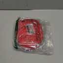 Century Star One Piece Swimsuit Women Tummy Control Vintage Swimsuits Mesh U Back Modest Swimwear (Large, Red)