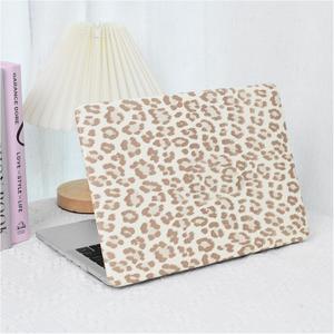 Leopard Print Case for MacBook Pro 14 inch 2026-2021 M5 M4 M3 M2 M1 A3434 A3112 A3185 A3401 A2918 A2992 A2779 A2442,Leather Cheetah Hardshell for Mac Pro14 with Keyboard Cover,Leopard White