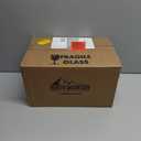 Amber Glass Mason Jars, 32oz Wide Mouth Jars 6 Pcs, Air Tight, Leak Resistant, Large Canning Jars, Quart Mason Jars for Canning, Storing Food, Spices, Meal Prep and Overnight Oats