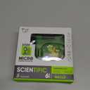 1600X Handheld Microscope for Kids 2" IPS Screen Kit Mini Pocket Digital Microscopes STEM Science with Slides Photo Video Rechargeable Portable Scope Gift for Ages 6-12 (Green)