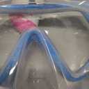 Snorkeling Gear for Kids, Kids Snorkel Set for Ages 3-14, Anti-Fog Diving Mask and Dry Top Snorkel Combo Set, Unisex Swimming Goggles (Blue+Pink)