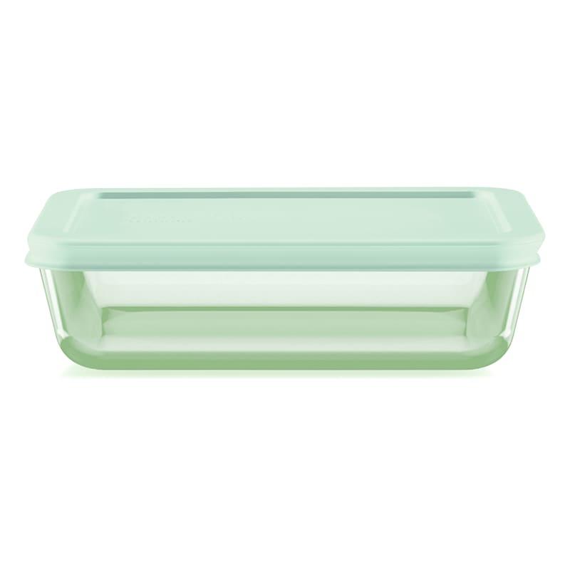 Pyrex Green Glass Rectangle Food Storage Container 710 ml