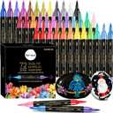 Art Soul 72 Colors 36 Pens Dual-Tip Acrylic Markers