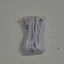 PATIKIL 15 Feet Lamp Cord, SPT-2 18AWG UL Listed Power Wire 3 Pack White Lamp Cords Replacement with Polarized Plug for Lamp Repair Parts