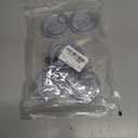 6 Pack Tumbler Lid Replacement, 8-12 OZ Water Bottle Tops, Slider Cup Lids, Spill Proof Coffee Cup Cover, BPA Free Clear Cups Covers for 2.8 Inch Mouth Tumbler Cooler