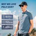 Men's Stripe Short Sleeve T-Shirt Mens Classic Casual Stripe Loose Shirts (Blue, XL)