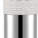 Bodum 15oz Double Wall Insulated Travel Mug with Lid, Stainless Steel w/White Silicone Sleeve