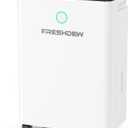 FRESHDEW Dehumidifier, 50 Pints Dehumidifiers for Home, 4500 Sq. Ft Dehumidifiers with Drain Hose, 0.66 Gallon Water Tank for Basement Bathroom Bedroom, 24H Timer