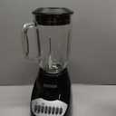 BLACK+DECKER Countertop Blender with 6-Cup Glass Jar, 10-Speed Settings, Black, BL2010BG