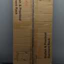 100% Stainless Steel Heavy Duty Clothes Rack Load 960LBS, Three Rods Clothing Racks for Hanging Clothes ExtendableRolling Garment Rack With Sturdy Wheels Shelves Hooks, Portable Closet Wardrobe Rack (Silver)