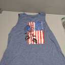 American Flag Tank Tops Women Funny 4th of July Patriotic Outfits Tops (X-Large)