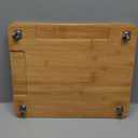 Appliance Sliders for Kitchen Appliances, Bamboo Sliding Tray for Coffee Maker, Countertop Appliance Slider with 360 Rolling, Counter Slider Tray for Coffee Pot, Kitchen Aid Mixer (14.5x9.5)