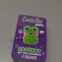 Cookie Box MINIs Crochet Kit for Beginners  Gift Set to Make Snail Dora Amigurumi Plushie  Easy DIY Crochet & Knitting Starter Kit with Printed Instructions & Step-by-Step Video Tutorial (Green and Pink)