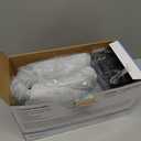 ANC POP Yoga Ball Exercise Ball, Anti Slip Stability Ball Chair, 25 Heavy Duty Large Gym Ball for Fitness, Balance and Core Workout with Cover, Easy Clean (Snow White)