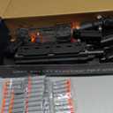 Realistic Toy Gun for Nerf Guns Darts, Foam Blaster - with Scope 100 Soft Bullets 3 Magazines, Semi-Auto Sniper Rifle Electric M416 Machine Guns for Boys 6-12 Age Kids and Adults