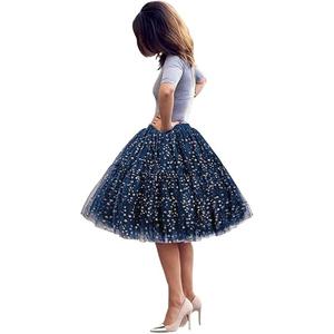 BABYONLINE D.R.E.S.S. Women Tutu Skirt Knee Tulle Skirt Petticoat Skirts Crinoline Rockabilly Tutu Skirts Slip. Size S, M