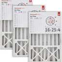 Honeywell Home 16x25x4 MERV 8, AC Furnace Air Filter, 3 PACK (CF408F1625-3PKAM) (Actual Dimensions: 15.63 x 24.75 x 4.38 in.)