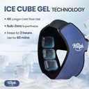 Hilph 3D Wisdom Teeth Ice Pack Wrap, 1 Hours Long-Lasting Ice Pack for Jaw, Cheek & TMJ with Ice Grid Gel Design, Flexible Gel Face Ice Wrap for Pain Relief After Oral Surgery, Wisdom Teeth Removal
