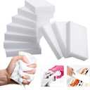 100Pack Magic Sponge Eraser | Extra Large Melamine Sponge Foam in Bulk | Multi-Functional Household Cleaning Sponge for Kitchen, Bathrooms, Sink, Walls, Vehicles, Shoes | No Scratch Cleaning Pads