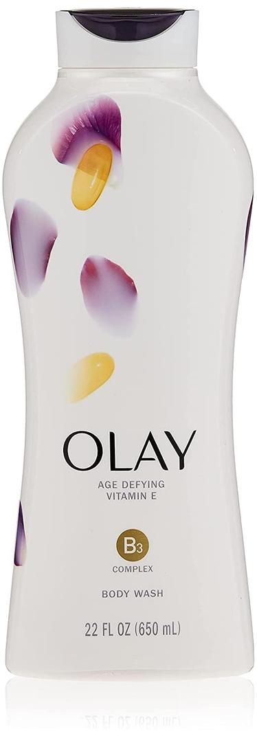 olay vitamin e age defy body wash, 650 ml (22 fl oz)