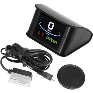Mini HUD Head Up Display Car Dashboard Digital Speedometer with OBDII EUOBD/Outside Multifunction Data Display Error Alarm TFT LCD Display for Car/Durable 2.2 Inch / 1 Set