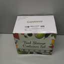 40 Piece Food Storage Containers with Lids(20 Containers & 20 Lids), BPA-Free Plastic Food Containers for Kitchen Storage and Organization, Leak Proof Meal Prep Container, Includes Labels & Pen