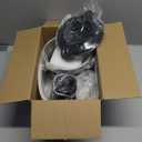 Ganiza Food Processor, 2-Speed Food Chopper Meat Grinder with 8 Cup Stainless Steel & 8 Cup Glass Bowls, Upgraded Button & Smart Overheat Protection Light - Includes Clean Brush, 2 Sets of Blades (Silver)