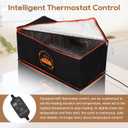 Sourdough Bread Proofing Mat with Thermal Insulation Box, Bread Proofing Box Used to Provide Sufficient Temperature for Bread Proofing, Sourdough Warming, Sourdough Heating, Dough Riser, Bread Rising