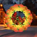 Cardinal Wind Spinners Metal Cardinal Gifts for Women, Mom, Grandma,12inch Hanging Wind Spinner for Outdoor&Indoor Decor Wind Kinetic Christmas Mother Ornament for Yard Garden Decoration