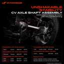A-Premium Pair (2) CV Front Axle Shaft Assembly Compatible with Chevrolet Traverse 2009-2017 & GMC Acadia 2007-2017 & Buick Enclave & Saturn Outlook, 2007-2017, Left and Right, Replace# 20985786