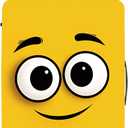 ANNA QUEEN Cute Emoticons Yellow Luggage Cover Washable Suitcase Protector Suitcase Cover Anti-Scratch,Stretchable Fit for 18-32Inch Luggage,Travel Bag Cover M(fits 22-25Inch suitcase)