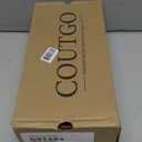 Coutgo Womens Kitten Heels Slingback Dress Shoes Buckle Office Work Pumps Shoes 7.5