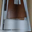 Treocho Wood Wall Cabinet, Bathroom Medicine Cabinet Storage with Doors and Adjustable Shelf, Rustic Cabinet Wall Mounted for Bathroom, Livingroom, Kitchen, Cupboard, Reddish Brown