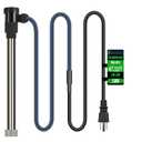 1500W Immersion Water Heater for Bathtub & Above Ground/Inground Pool  Portable Fully Submersible Electric Heater with WiFi Timer & Auto Shut Off toTub, Bucket, Inflatable Pool and Baptistry etc