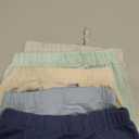 Baby Jordan 8-Pack Jogger Pants 100% Organic Cotton Bottoms for Boys & Girls (6-9 Months, Seafoam Terra Rainbow)