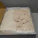 Wearable Heated Blanket with Foot Pocket, Electric Wearable Throw Blanket with Sleeves, Hood, Portable Heated Blanket with 8 Heat Settings, 1-10 Hours Auto Shut-off, Gift for Family, Friends, 50*70" (Beige)