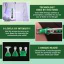 Hempvana Rocket Pain Relief Pen, As Seen On TV, Wireless TENS Therapy, Portable Muscle Stimulator - Same Technology Used by Doctors - Muscle Pain Relief -9 Adjustable Intensity Settings-3 Unique Heads