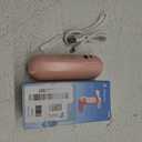 JISULIFE Handheld Mini Fan, 3 IN 1 USB Rechargeable Portable Fan [12-19 Working Hours] with Power Bank, Flashlight, Pocket Design for Travel/ Summer/ Concerts/ Lash, Gifts for Women (Pink)