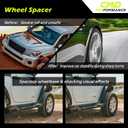 Customadeonly 5x120 Wheel Spacers | 2pcs 3/8" (10mm) Forged Aluminum | Fits 66.9mm Bore | Compatible with Camaro, Corvette C8, Impala, CTS, CT5 | Professional Install Recommended
