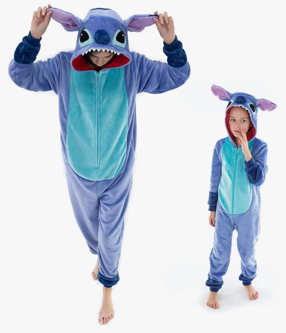 COSUSKET Snug Fit Unisex Adult Onesie Pajamas, Flannel Cosplay Animal One Piece Halloween Costume Sleepwear Homewear XL