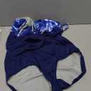 Speedo Women's Endurance+ Color Top One Piece Swimsuit (12, Seaswept Tie Dye)