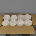 LITOPAK 400 Pack 8 oz Disposable Paper Coffee Cup, Hot/Cold Beverage Drinking Cups for Water, Paper Coffee Cups, White Paper Hot Coffee Cups, Suitable for Party, Picnic, Travel, and Events