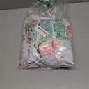 Scarlet Darkness Milkmaid Corset Dress for Women Summer Wedding Guest Dresses Cocktail Floral Sundress with Pockets (6, Blue Pink Floral)