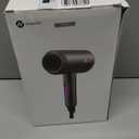 slopehill Professional Ionic Hair Dryer, Powerful 1800W Fast Drying Low Noise Blow Dryer with 2 Concentrator Nozzle 1 Diffuser Attachments for Home Salon Travel (Grey)